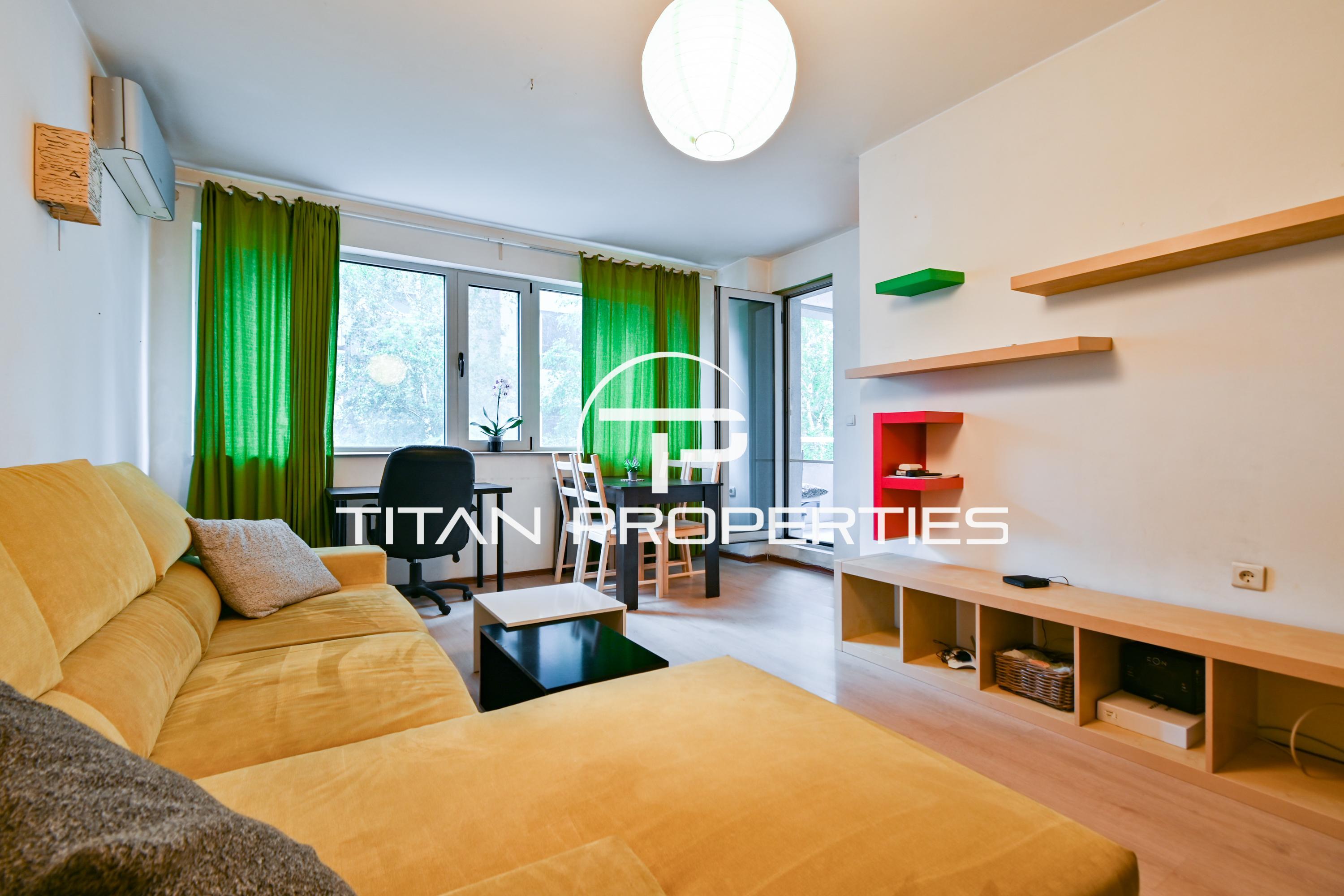 Двустаен, под наем, жк. Лозенец