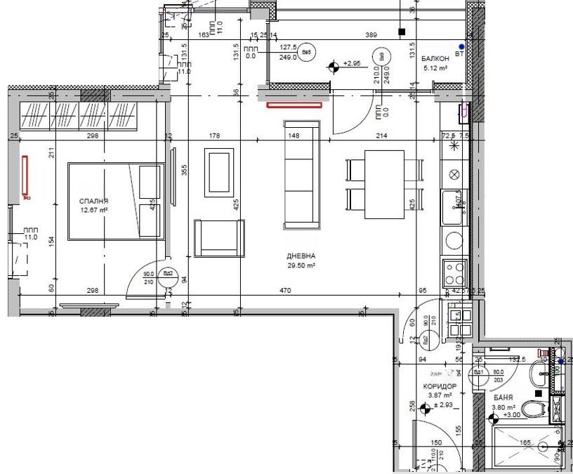 За продажба в София двустаен Овча купел ID 2109543