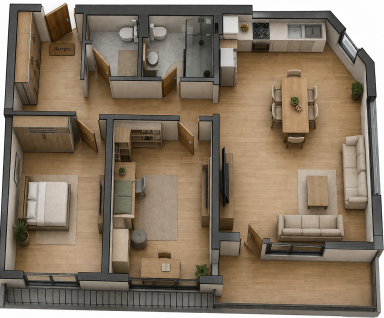 За продажба в Пловдив тристаен Кючук Париж ID 15142